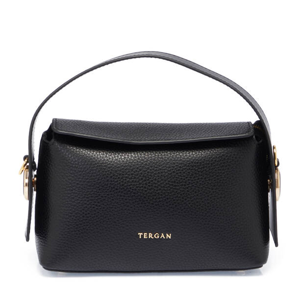 Siyah Hakiki Deri Kadın El Çantası - S25K1BC80348-D3H 