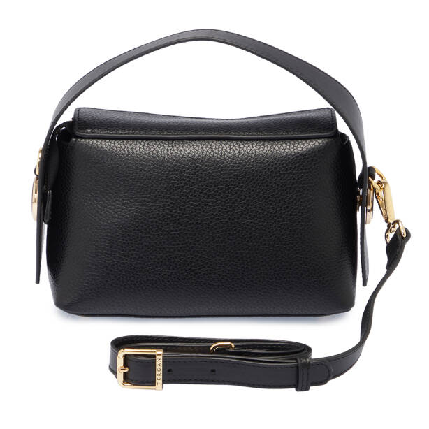 Siyah Hakiki Deri Kadın El Çantası - S25K1BC80348-D3H - 3