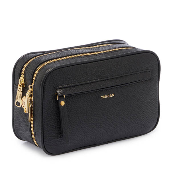 Siyah Hakiki Deri Kadın El Çantası - S26Y1BC80361-A41 - 2