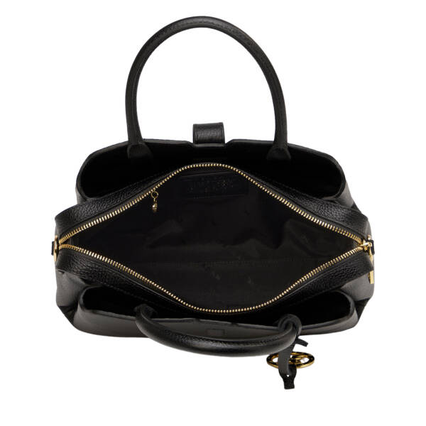 Siyah Hakiki Deri Kadın El Çantası - S26Y1BC80534-A41 - 4