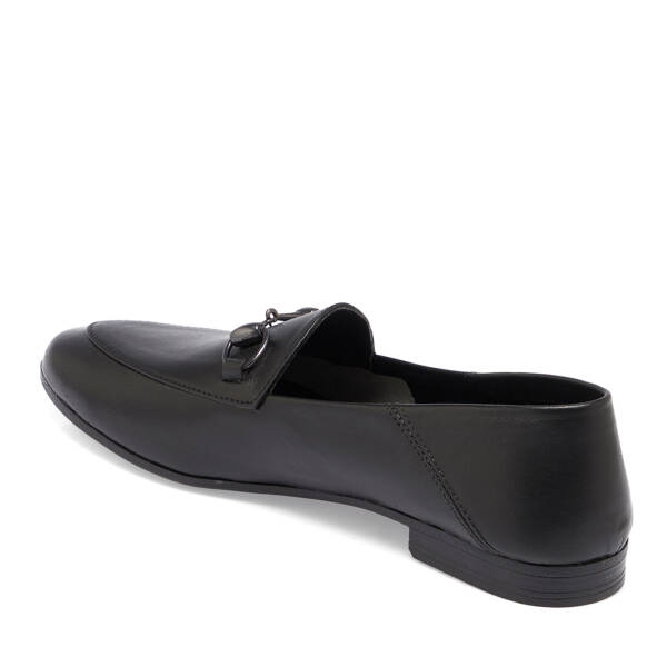 Siyah Hakiki Deri Kadın Loafer - K26I1AY68408-A23 - 2