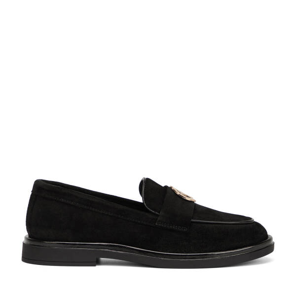 Siyah Hakiki Deri Kadın Loafer - K26I1AY68465-A01 - 1