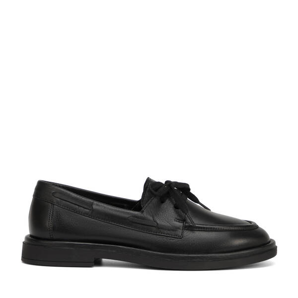 Siyah Hakiki Deri Kadın Loafer - K26I1AY68466-A23 - 1