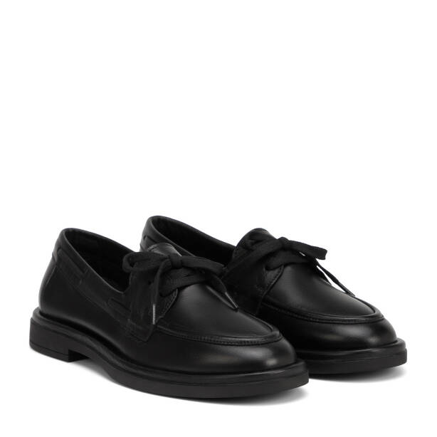 Siyah Hakiki Deri Kadın Loafer - K26I1AY68466-A23 - 2