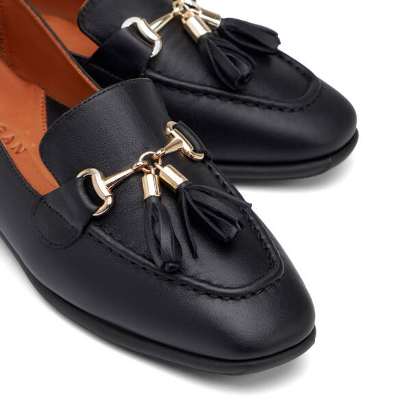 Siyah Hakiki Deri Kadın Loafer - K26I1AY68470-A23 - 3