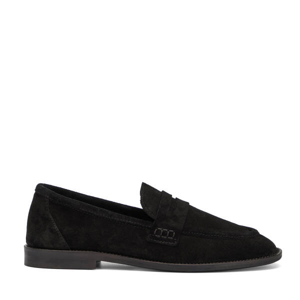 Siyah Hakiki Deri Kadın Loafer - K26I1AY68667-A01 - 1