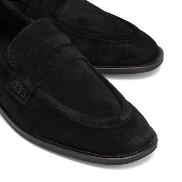 Siyah Hakiki Deri Kadın Loafer - K26I1AY68667-A01 - 3