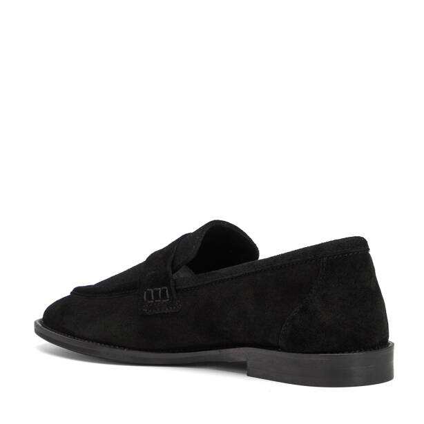 Siyah Hakiki Deri Kadın Loafer - K26I1AY68667-A01 - 4