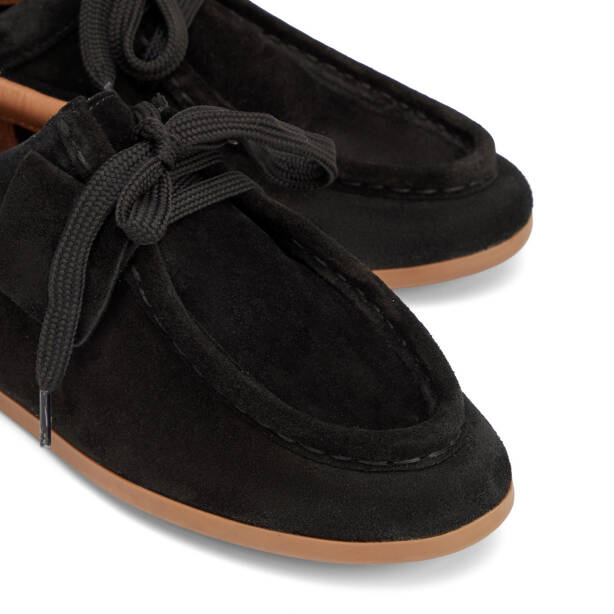 Siyah Hakiki Deri Kadın Loafer - K26I1AY68668-A01 - 3