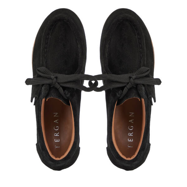 Siyah Hakiki Deri Kadın Loafer - K26I1AY68668-A01 - 5