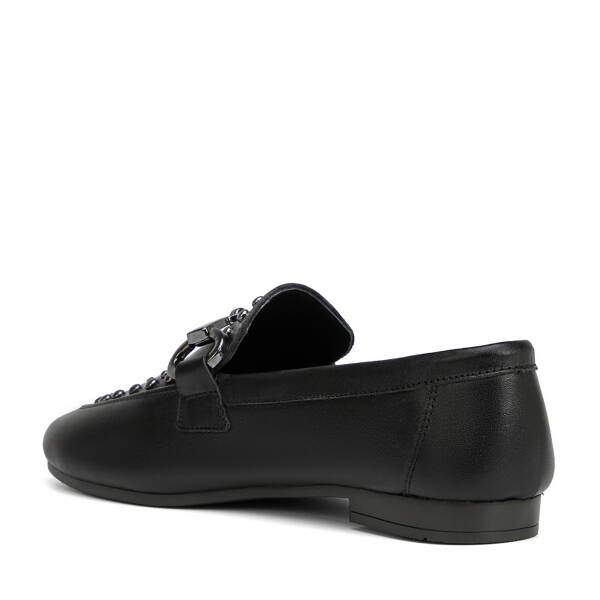 Siyah Hakiki Deri Kadın Loafer - K26I1AY68692-A23 - 4