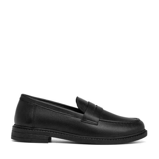 Siyah Hakiki Deri Kadın Loafer - K26S1AY68979-A23 - 1
