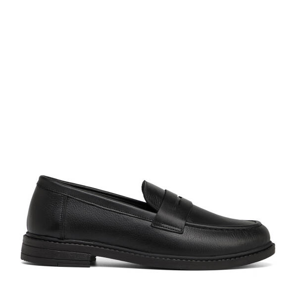 Siyah Hakiki Deri Kadın Loafer - K26S1AY68979-A23 - 1