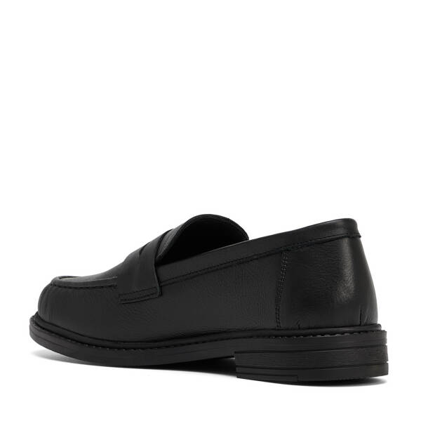 Siyah Hakiki Deri Kadın Loafer - K26S1AY68979-A23 - 4