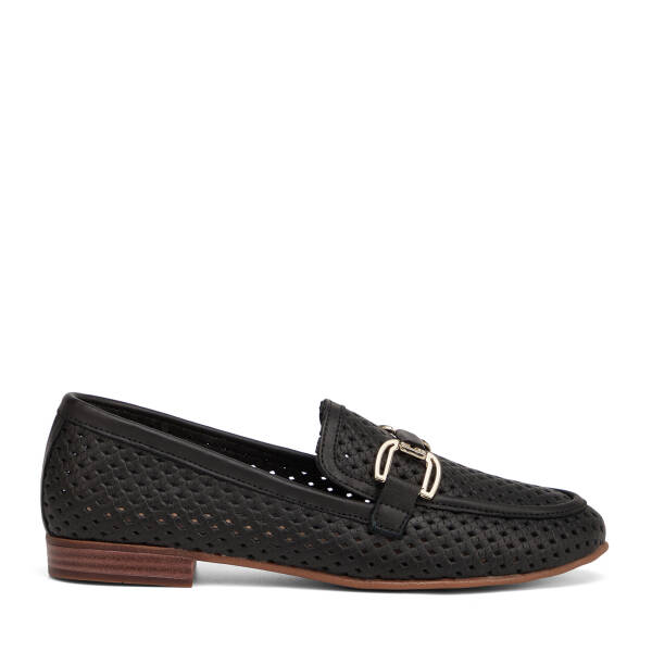 Siyah Hakiki Deri Kadın Loafer - K26Y1AY68631-A23 - 1