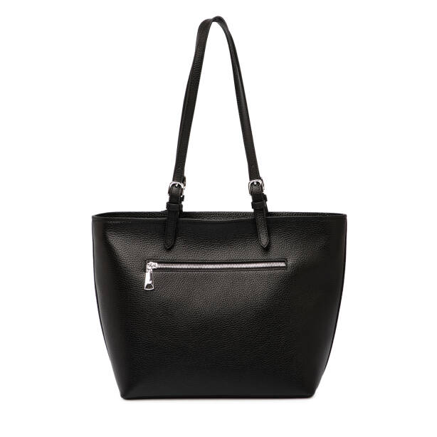 Siyah Hakiki Deri Kadın Omuz Çantası - S25K1BC80529-A41 - 3