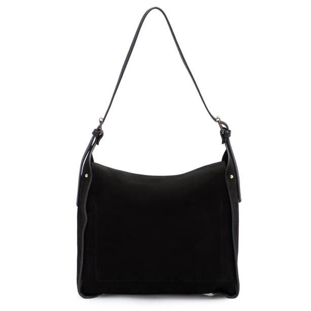 Siyah Hakiki Deri Kadın Omuz Çantası - S25K1BC80530-H30 - 3