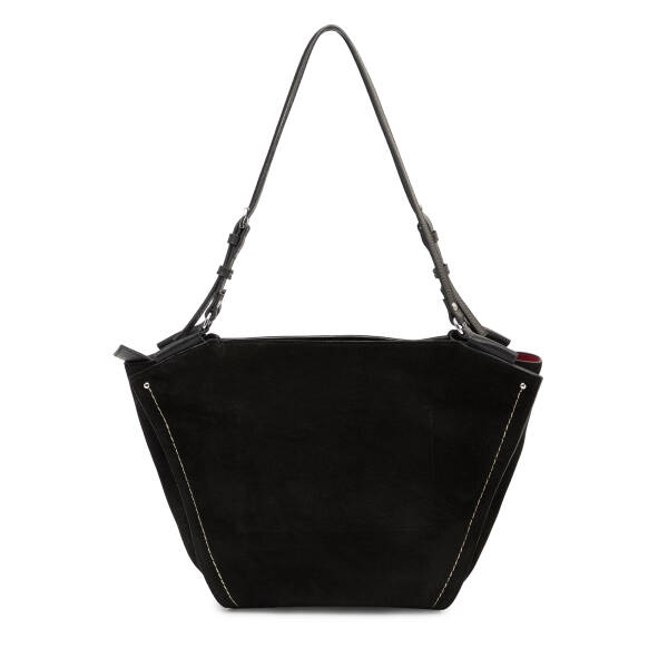 Siyah Hakiki Deri Kadın Omuz Çantası - S25K1BC80533-V4M - 3