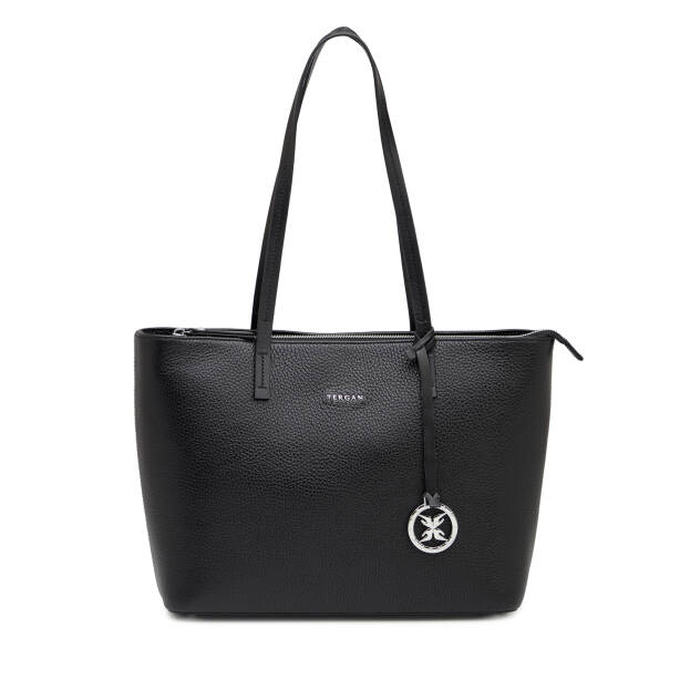 Siyah Hakiki Deri Kadın Omuz Çantası - S26Y1BC78868-A41 