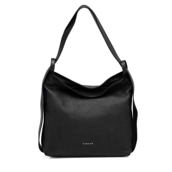 Siyah Hakiki Deri Kadın Omuz Çantası - S26Y1BC79910-A41 - 1