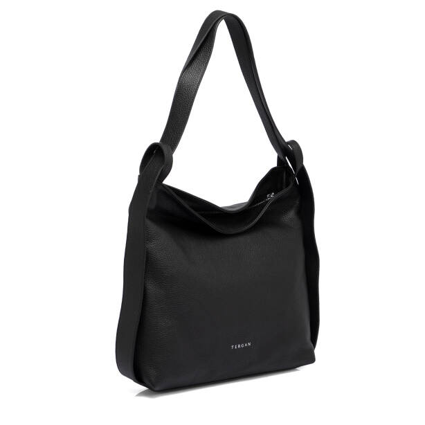 Siyah Hakiki Deri Kadın Omuz Çantası - S26Y1BC79910-A41 - 2