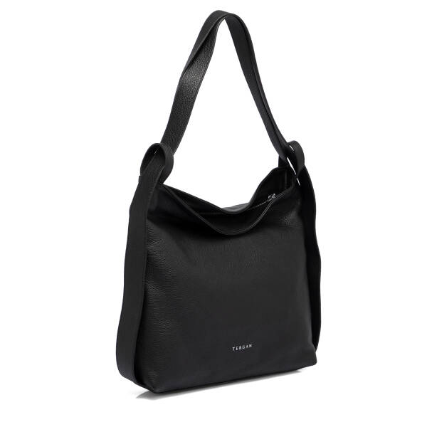 Siyah Hakiki Deri Kadın Omuz Çantası - S26Y1BC79910-A41 - 2