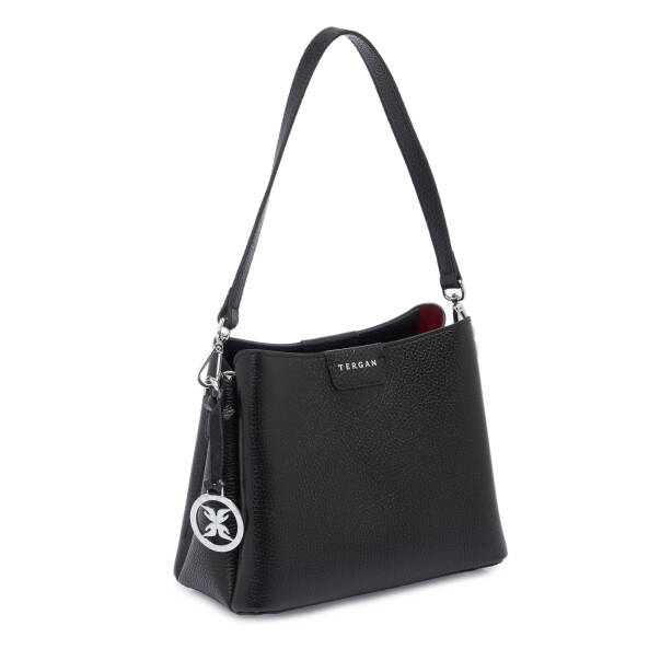 Siyah Hakiki Deri Kadın Omuz Çantası - S26Y1BC80172-A41 - 2