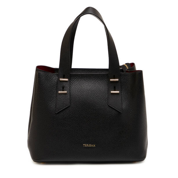 Siyah Hakiki Deri Kadın Omuz Çantası - S26Y1BC80485-A41 