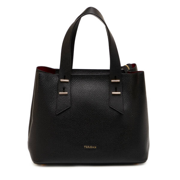 Siyah Hakiki Deri Kadın Omuz Çantası - S26Y1BC80485-A41 - 1