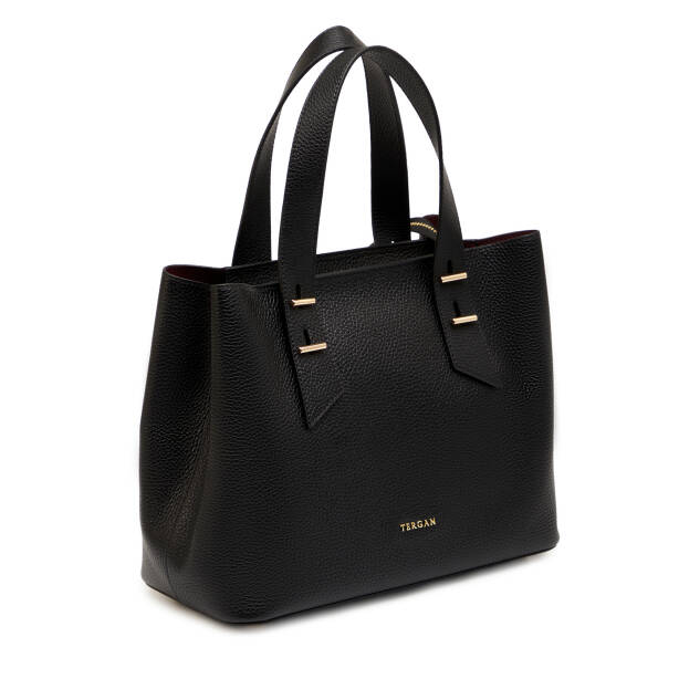 Siyah Hakiki Deri Kadın Omuz Çantası - S26Y1BC80485-A41 - 2