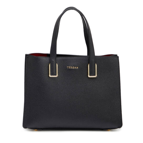 Siyah Hakiki Deri Kadın Omuz Çantası - S26Y1BC80487-A41 - 1