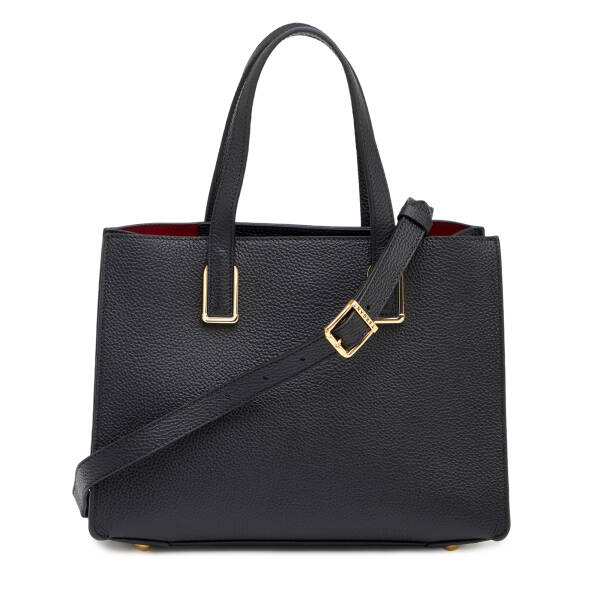 Siyah Hakiki Deri Kadın Omuz Çantası - S26Y1BC80487-A41 - 3