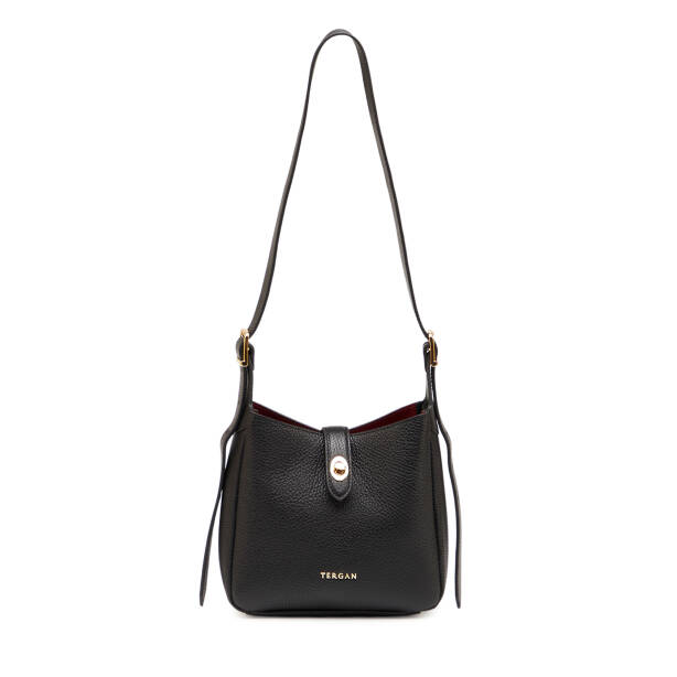 Siyah Hakiki Deri Kadın Omuz Çantası - S26Y1BC80527-A41 - 1