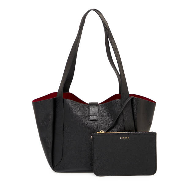 Siyah Hakiki Deri Kadın Omuz Çantası - S26Y1BC80528-A41 - 3