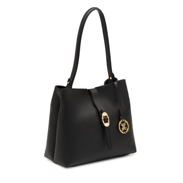 Siyah Hakiki Deri Kadın Omuz Çantası - S26Y1BC80532-A41 - 2