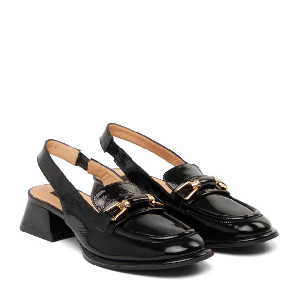 Siyah Hakiki Deri Kadın Sandalet - K26Y1AY68567-A07 - Tergan