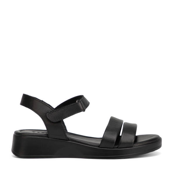 Siyah Hakiki Deri Kadın Sandalet - K26Y1SN68410-A23 - 1