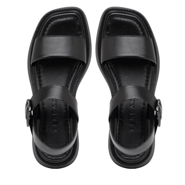 Siyah Hakiki Deri Kadın Sandalet - K26Y1SN68562-A23 - 5