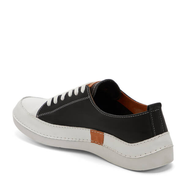 Siyah Hakiki Deri Kadın Sneaker - K25I1AY68016-A23 - 3