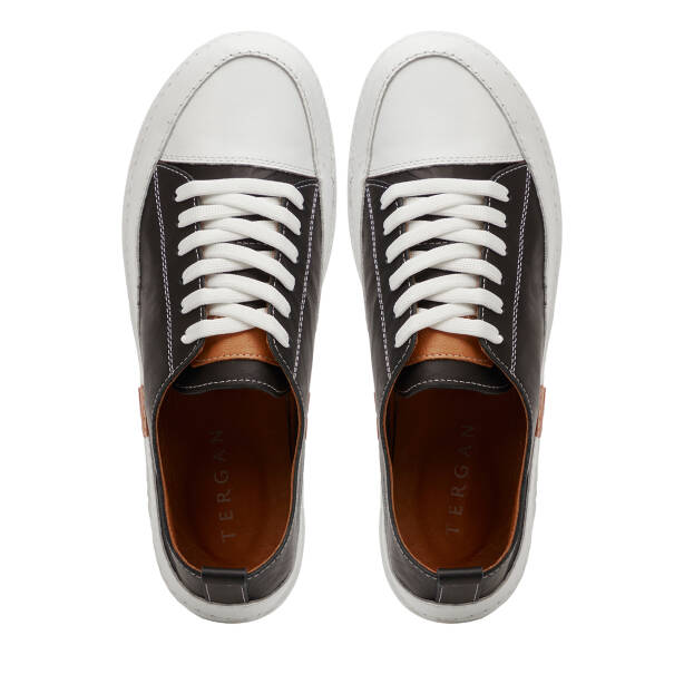 Siyah Hakiki Deri Kadın Sneaker - K25I1AY68016-A23 - 5