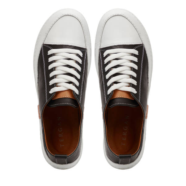 Siyah Hakiki Deri Kadın Sneaker - K25I1AY68016-A23 - 5