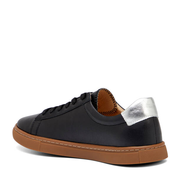 Siyah Hakiki Deri Kadın Sneaker - K26I1AY68405-A23 - 4