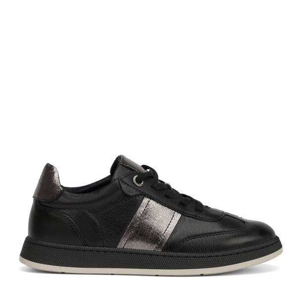 Siyah Hakiki Deri Kadın Sneaker - K26I1AY68462-A23 
