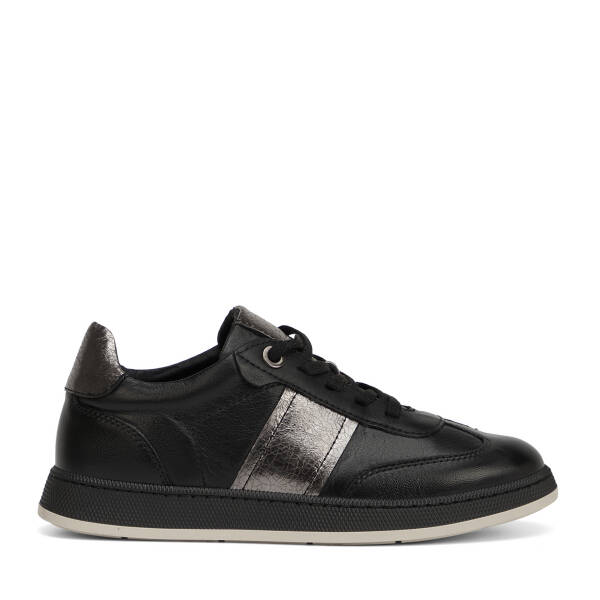 Siyah Hakiki Deri Kadın Sneaker - K26I1AY68462-A23 - 1