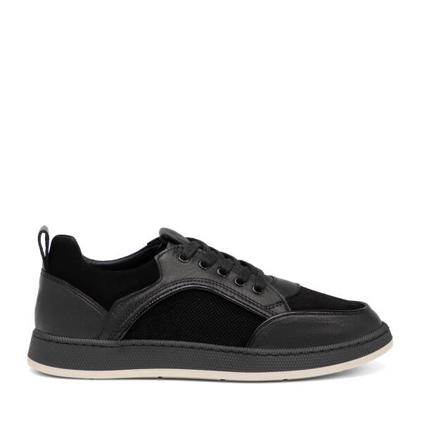 Siyah Hakiki Deri Kadın Sneaker - K26I1AY68463-A23 - 1