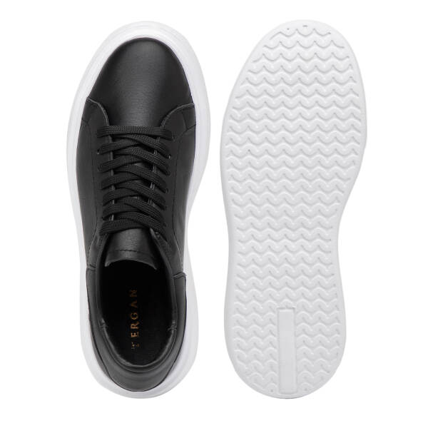 Siyah Hakiki Deri Kadın Sneaker - K26I1AY68467-A23 - 6
