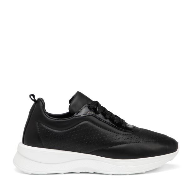 Siyah Hakiki Deri Kadın Sneaker - K26I1AY68472-A23 