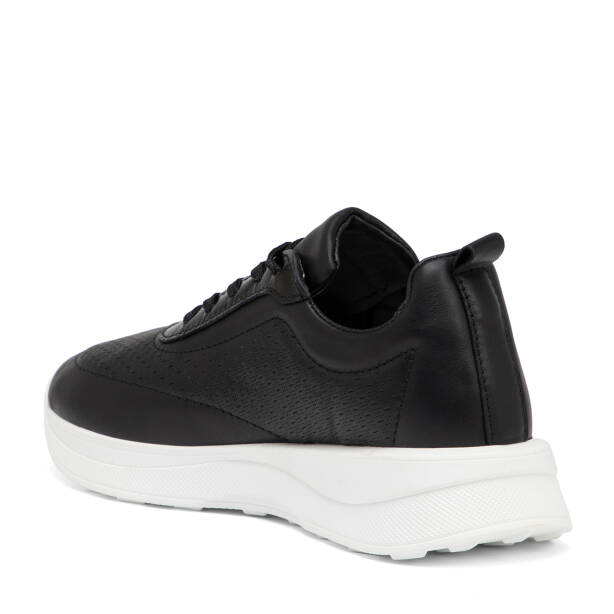 Siyah Hakiki Deri Kadın Sneaker - K26I1AY68472-A23 - 4