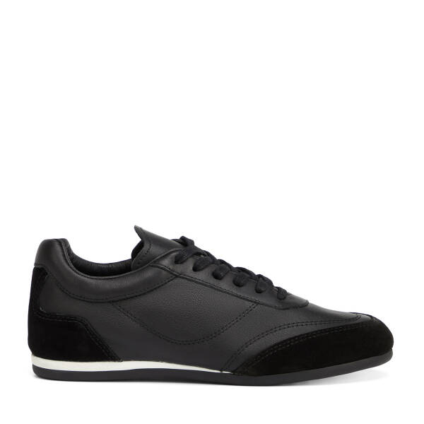 Siyah Hakiki Deri Kadın Sneaker - K26I1AY68622-A23 - 1