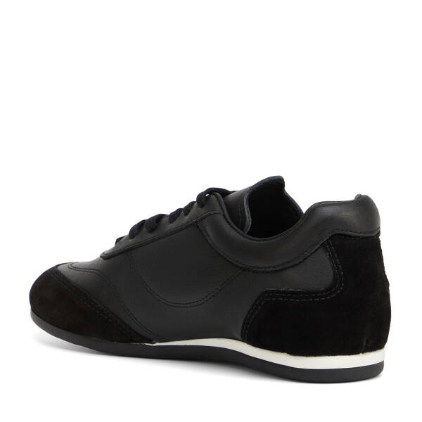 Siyah Hakiki Deri Kadın Sneaker - K26I1AY68622-A23 - 4
